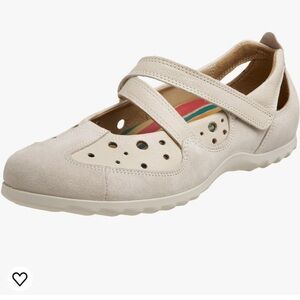 ECCO Women's Jump Strap Walking Shoes suede leather neutral size 39 or 8.5